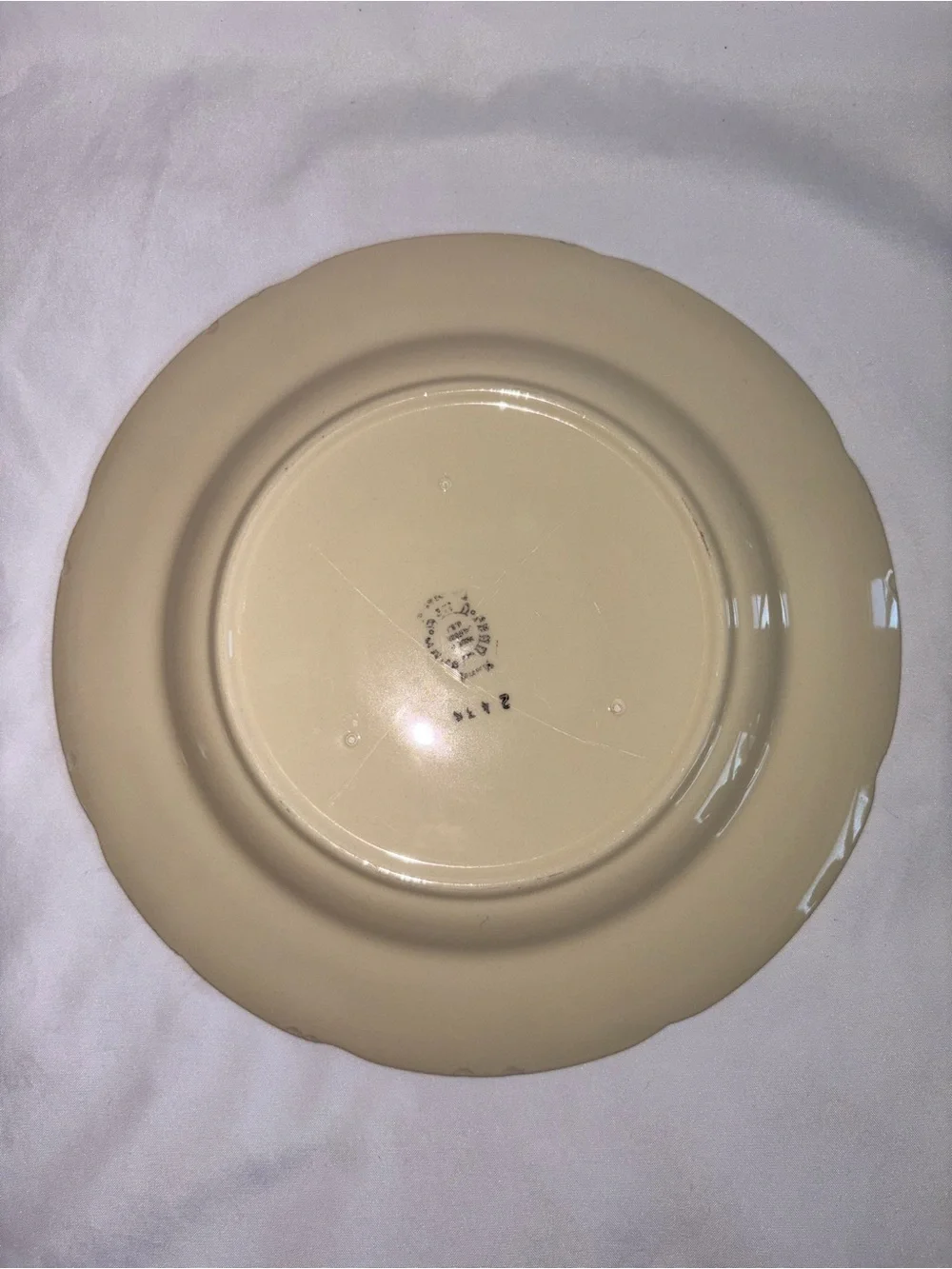 Franciscan Apple Dinner Plates Set of 4 Vintage 10.5” Hand Painted USA - As Is